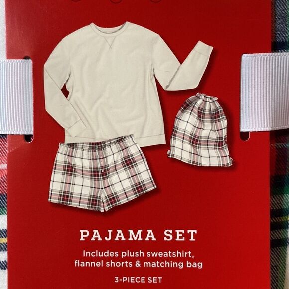 Wondershop Other - Women’s Christmas Plaid Pajama 3 Piece Set Size XS NWT